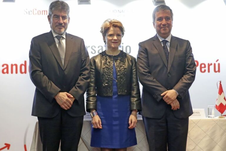 Suiza invertirá US$ 70 millones para elevar competitividad en Perú