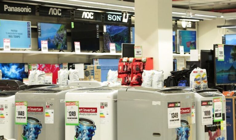 Lo que indica el gasto en electrodomésticos.