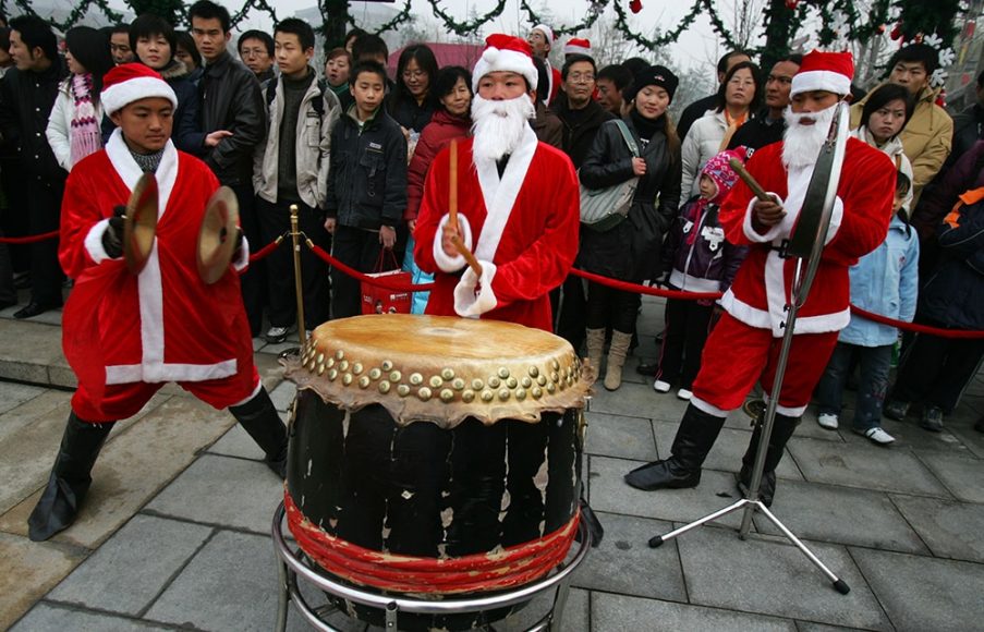 China: el lugar que existe para que el mundo celebre la Navidad