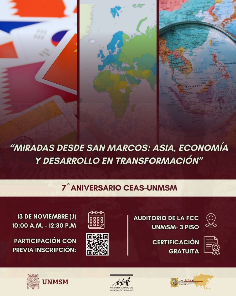 aniversario del centro de estudios asiáticos, unmsm